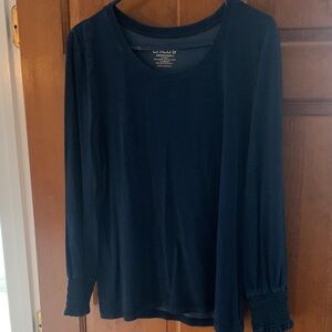 Chico's Deep Blue Long Sleeve Top